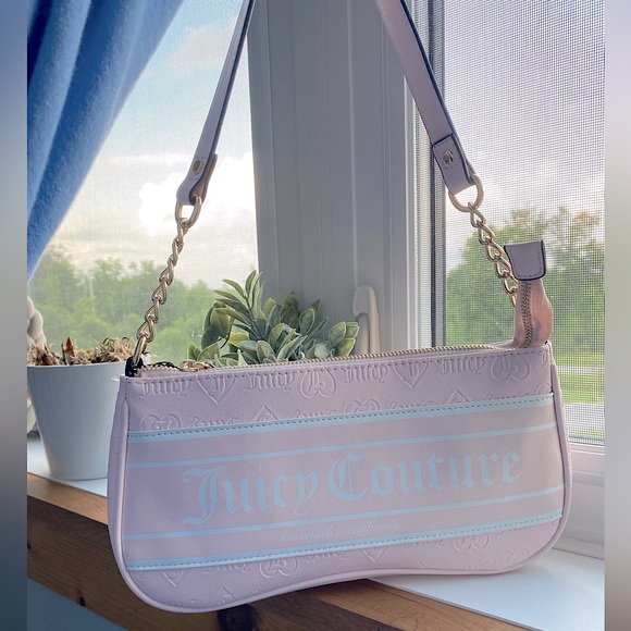 pink juicy couture shoulder bag - Picture 1 of 5
